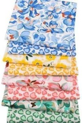 CraftsFabrics 8pcs Multi-Colored Floral Prints Cotton Fat Quarter 50x40cm Wide Patchwork DIY Quilting Sewing Cushion Patchwork Fabric